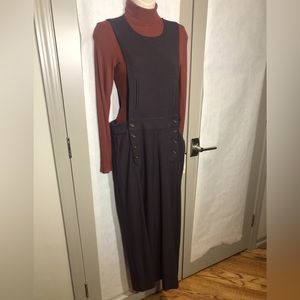 Anthropologie Cartonnier Navy/Black Jumpsuit - Size 4